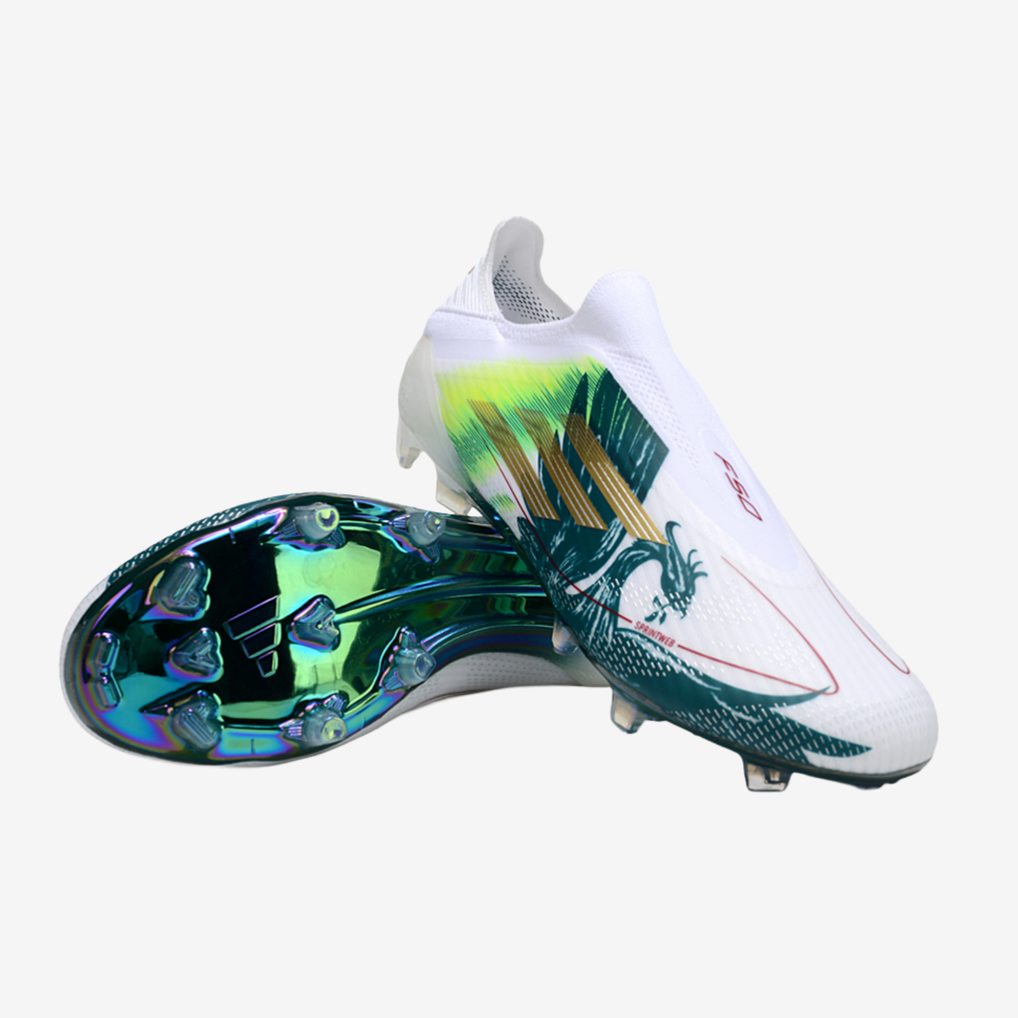 ADIDAS F50 ELITE LACELESS FG - GREEN DRAGON