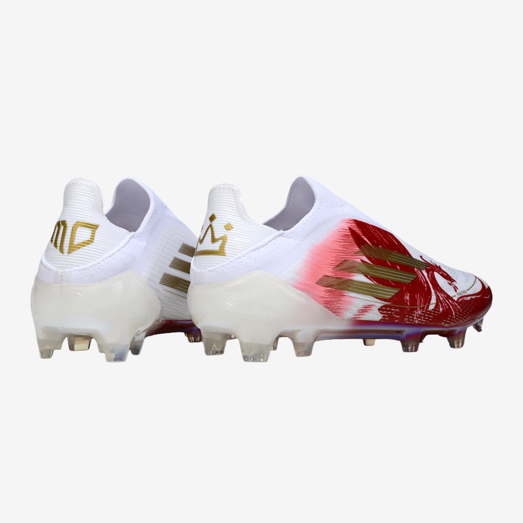 ADIDAS F50 ELITE LACELESS FG - RED DRAGON